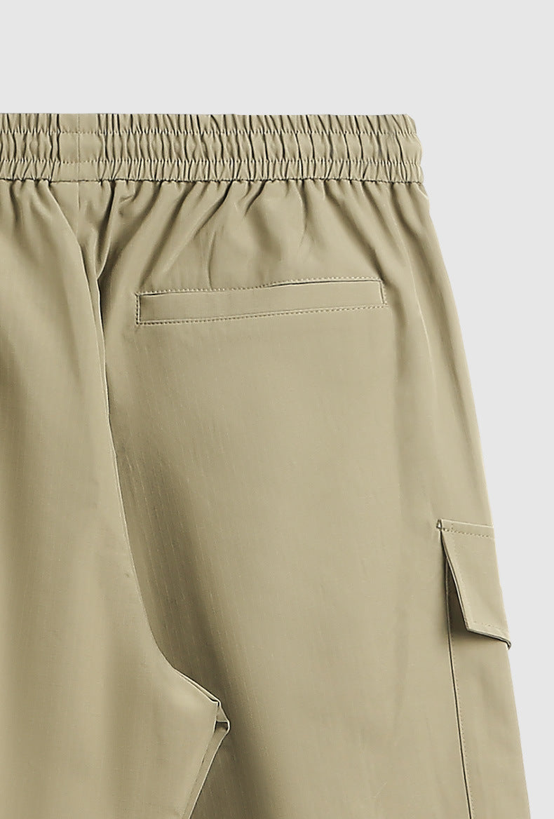 Herringbone Parachute Wide Leg Cargo Pants PinkLimes Trending Streetwear