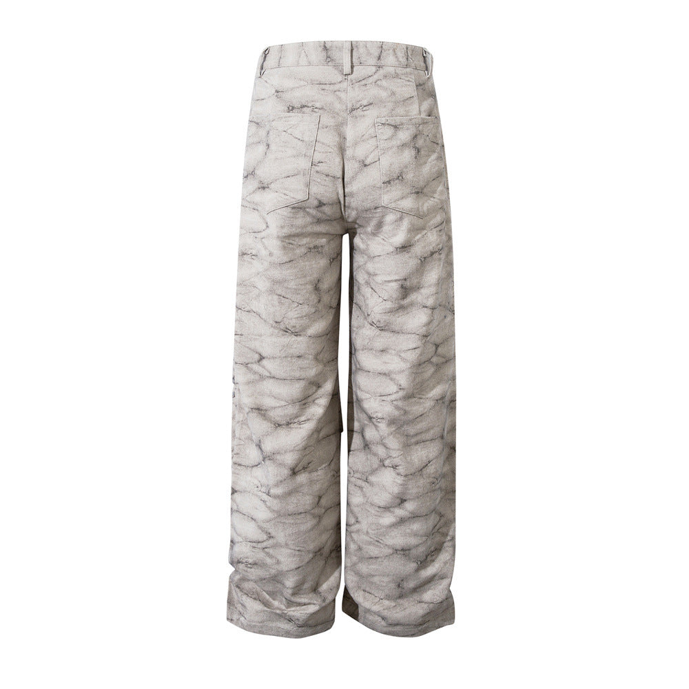 Tie-Dye Camouflage Cargo Pants PinkLimes Trending Streetwear