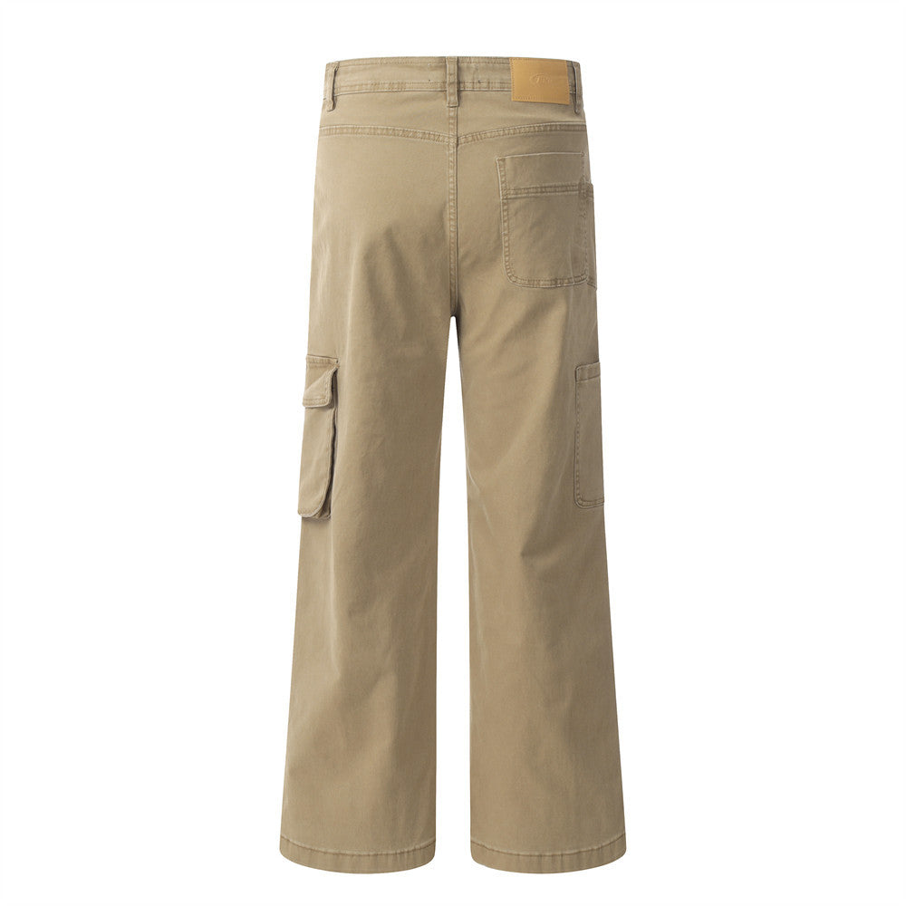 Loose Denim Cargo Pants PinkLimes Trending Streetwear