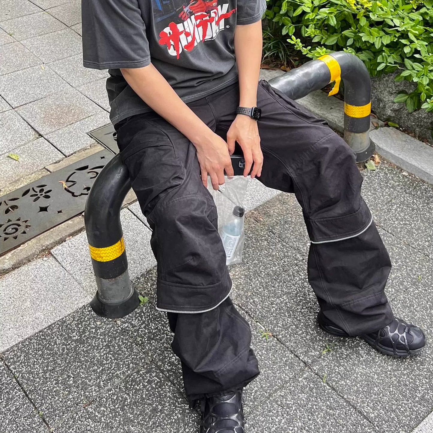 Drawstring Multi-Pocket Cargo Pants PinkLimes Trending Streetwear