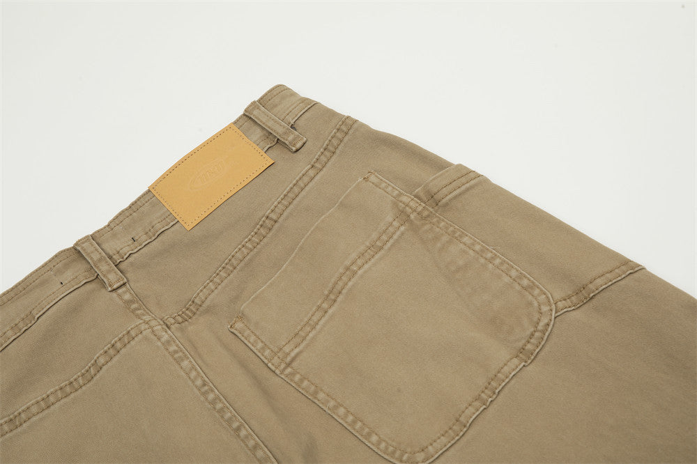 Loose Denim Cargo Pants PinkLimes Trending Streetwear