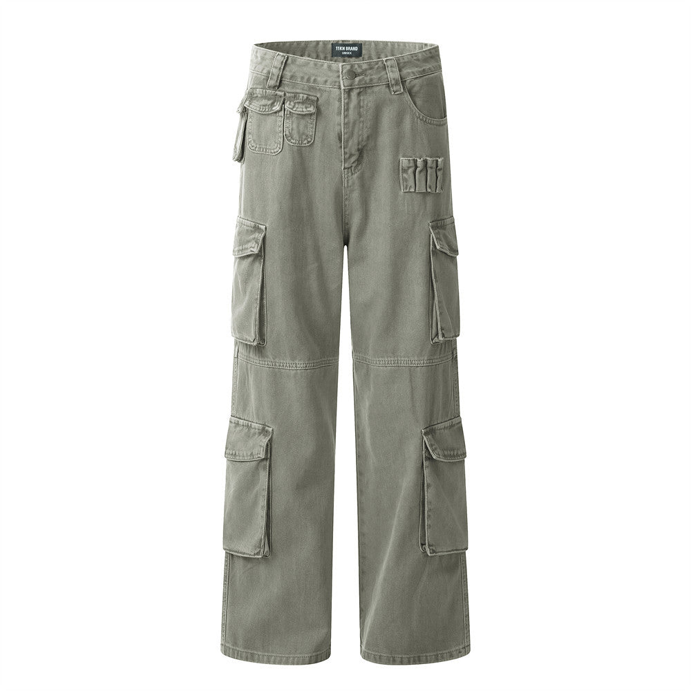 Utility Pocket Cargo Pants Army Green PinkLimes Trending Streetwear