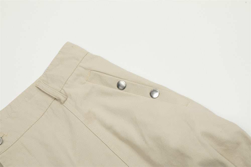 Loose Pleated Cargo Pants PinkLimes Trending Streetwear