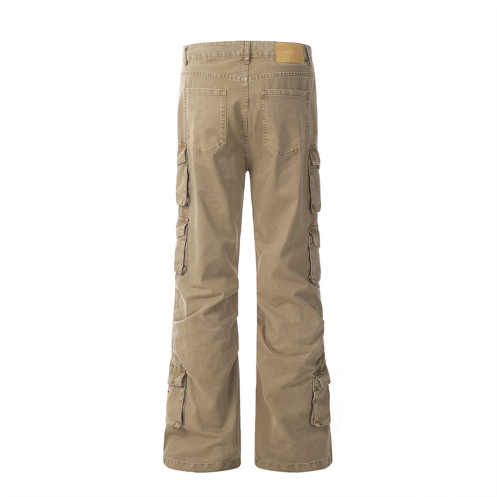 Multi-Pocket Cargo Pants PinkLimes Trending Streetwear