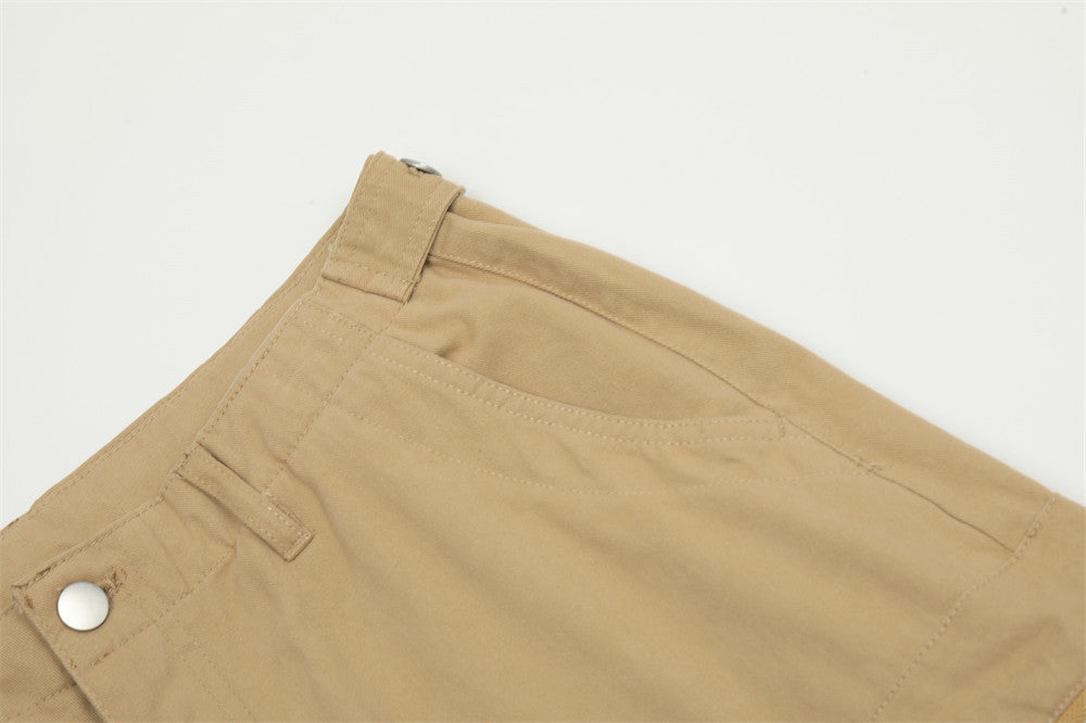 Zipper Pocket Paratrooper Cargo Pants PinkLimes Trending Streetwear