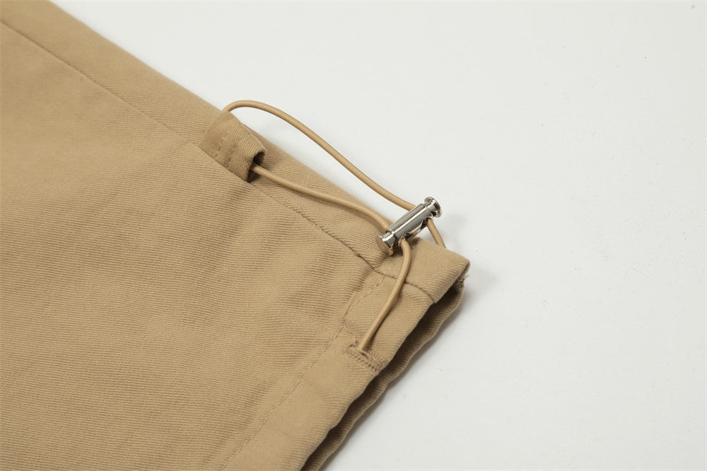 Zipper Pocket Paratrooper Cargo Pants PinkLimes Trending Streetwear