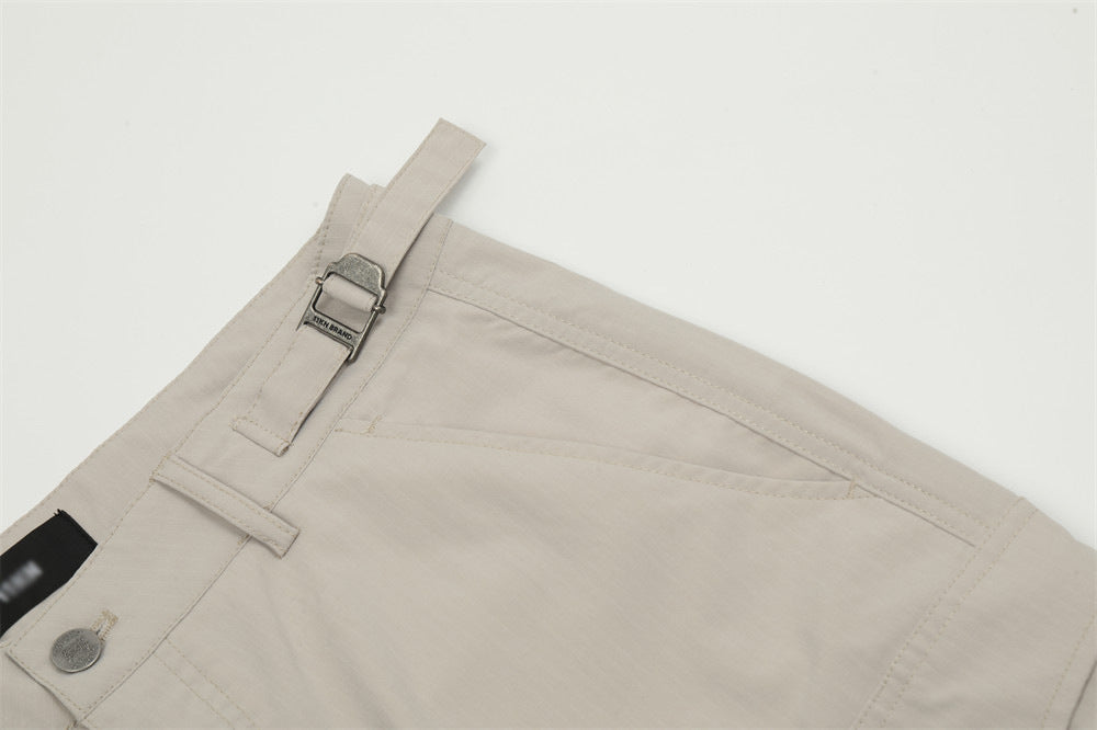 Pleated Paratrooper Cargo Pants PinkLimes Trending Streetwear