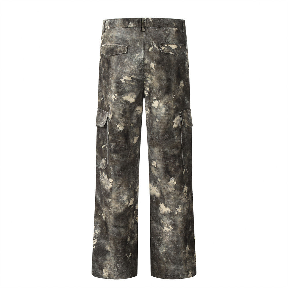 Tie-Dye Camouflage Cargo Pants PinkLimes Trending Streetwear