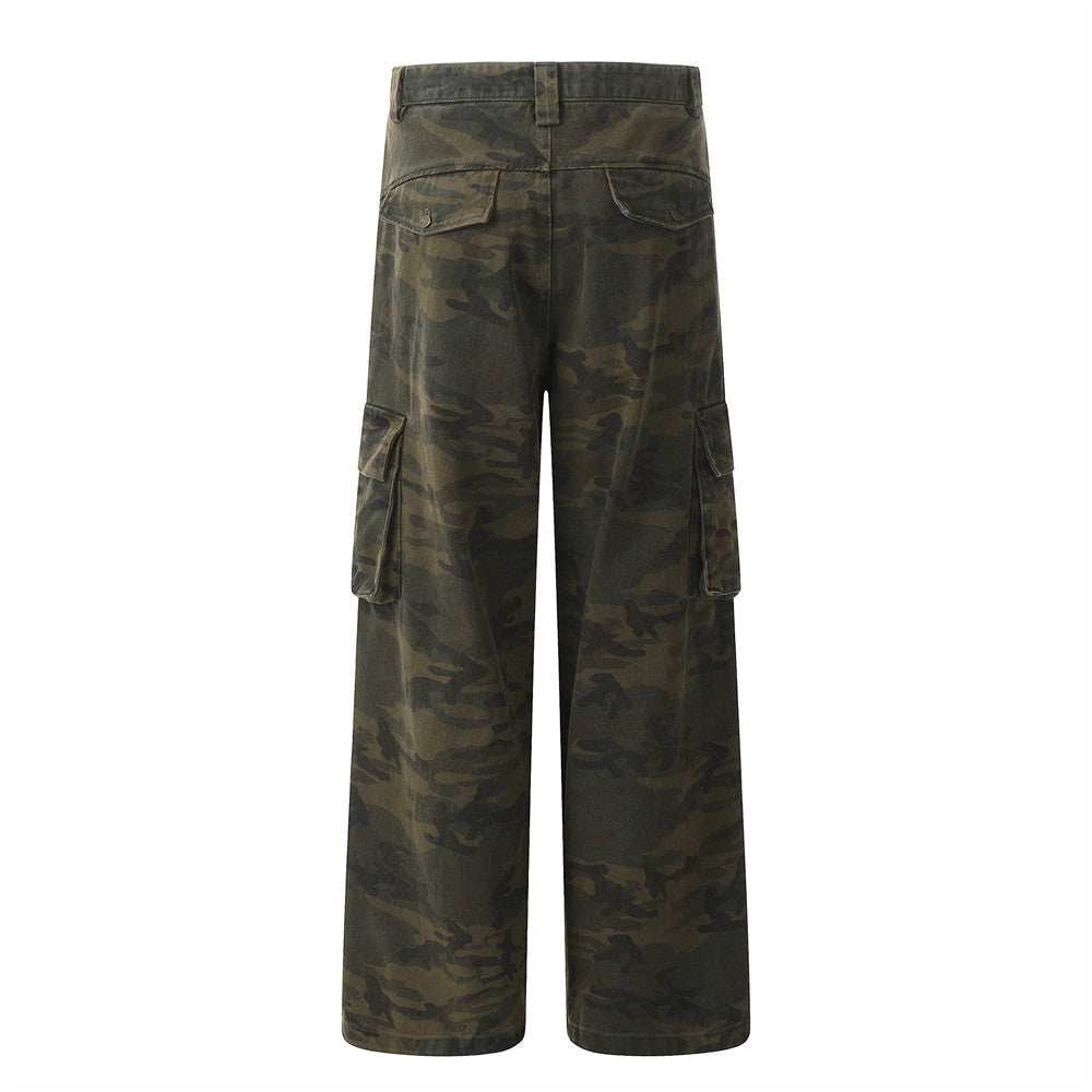 Camouflage Paratrooper Cargo Pants PinkLimes Trending Streetwear