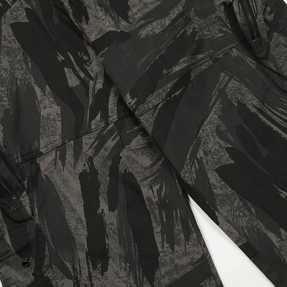 Digital Camo Splash Ink Cargo Pants PinkLimes Trending Streetwear
