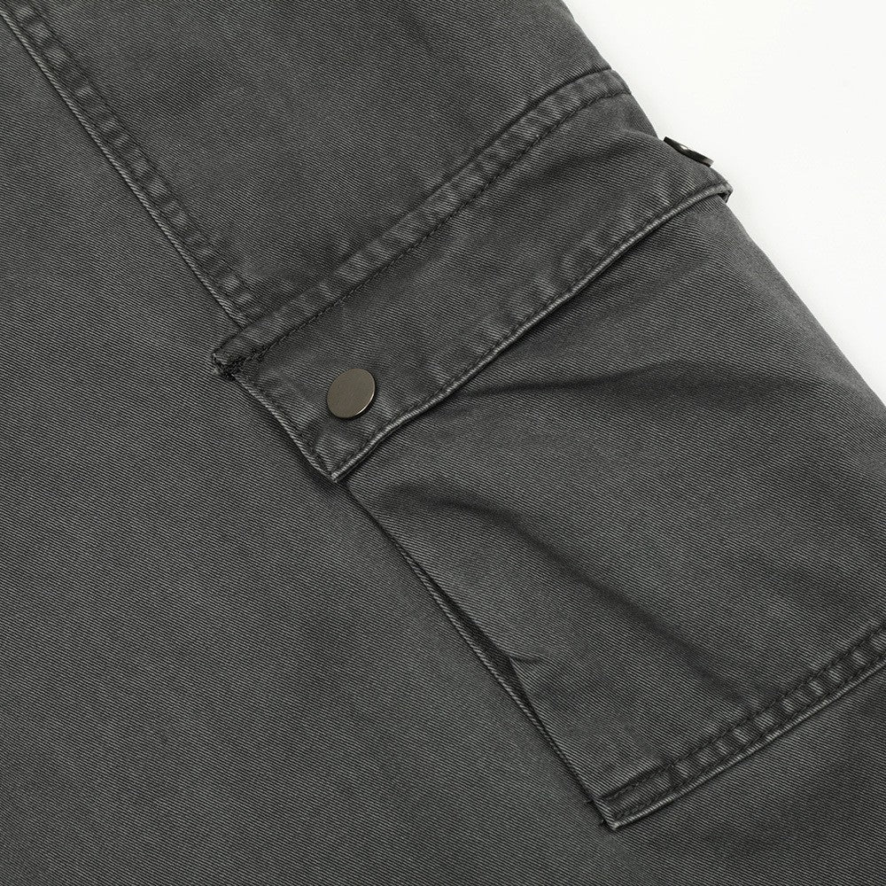 Retro Washed Denim Cargo Pants PinkLimes Trending Streetwear