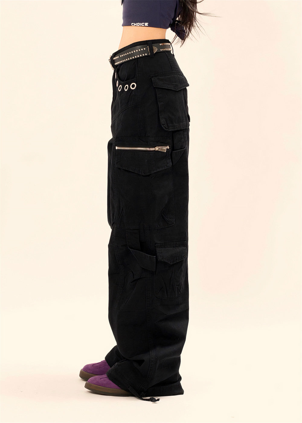 Loose Workwear Cargo Pants PinkLimes Trending Streetwear