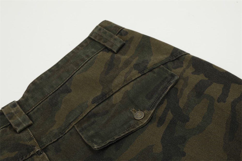 Camouflage Paratrooper Cargo Pants PinkLimes Trending Streetwear