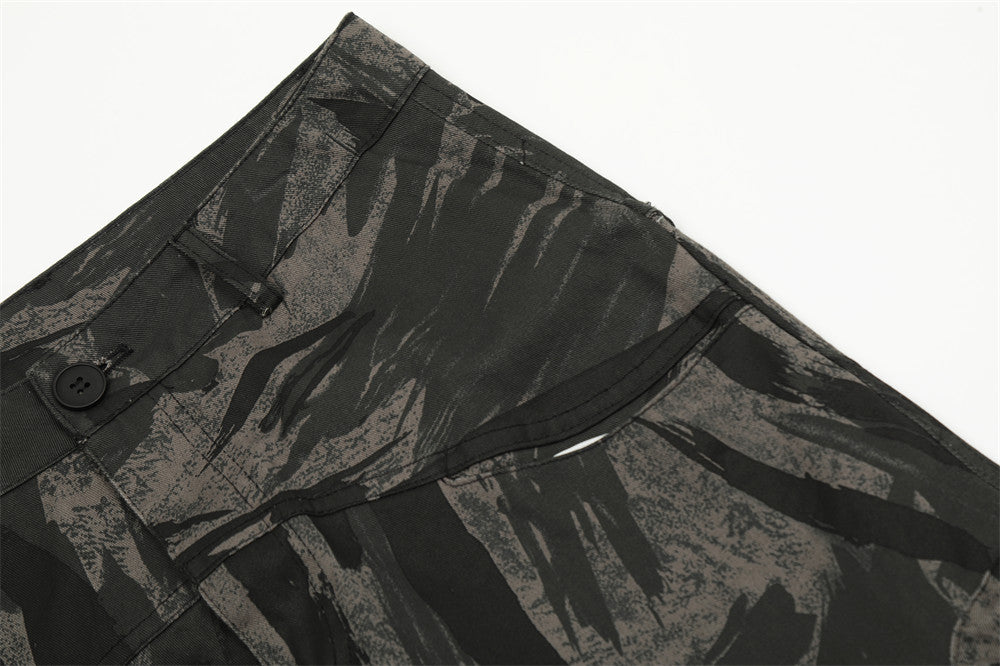 Digital Camo Splash Ink Cargo Pants PinkLimes Trending Streetwear