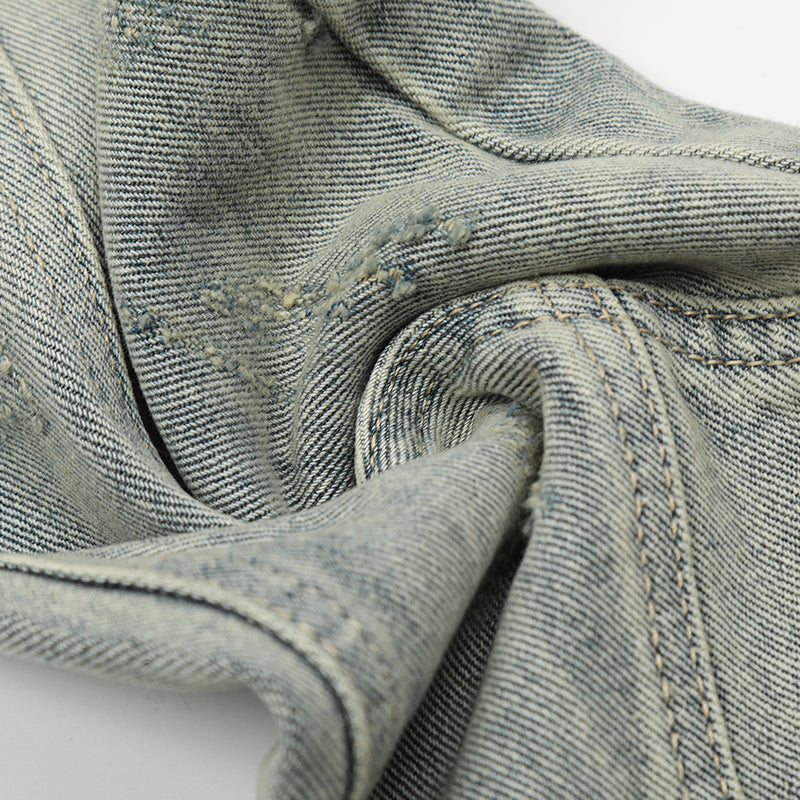 Washed Retro Denim Jeans PinkLimes Trending Streetwear