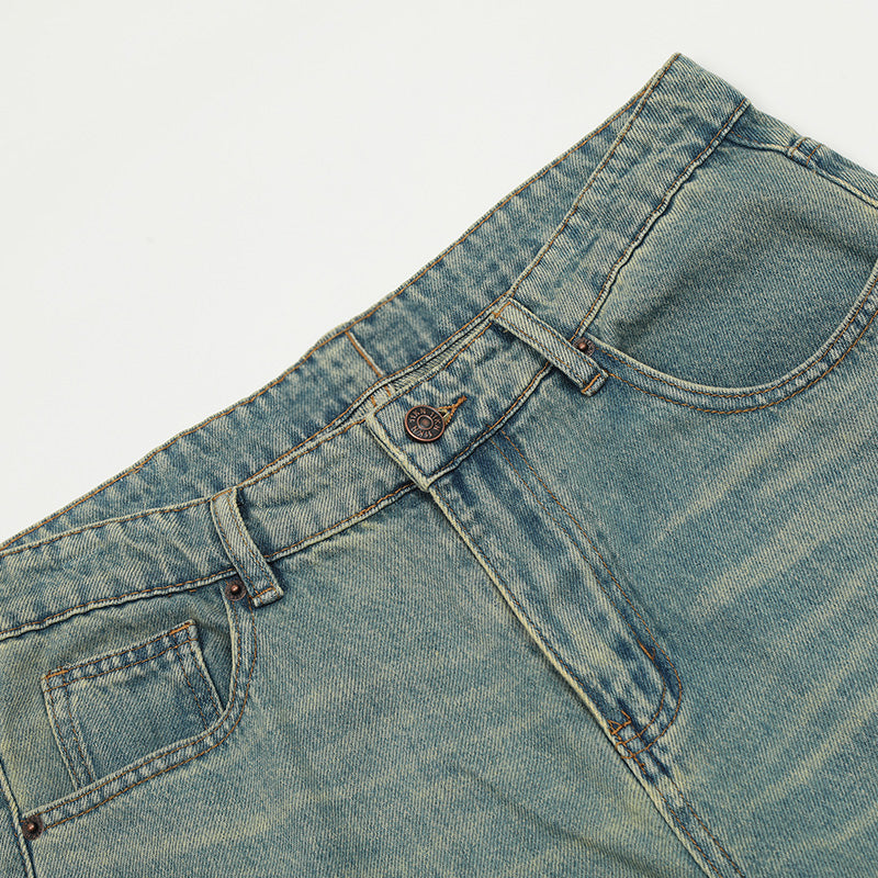 High Waist Wide Leg Denim Jeans PinkLimes Trending Streetwear