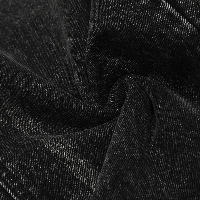 Baggy Black Distressed Jeans PinkLimes Trending Streetwear
