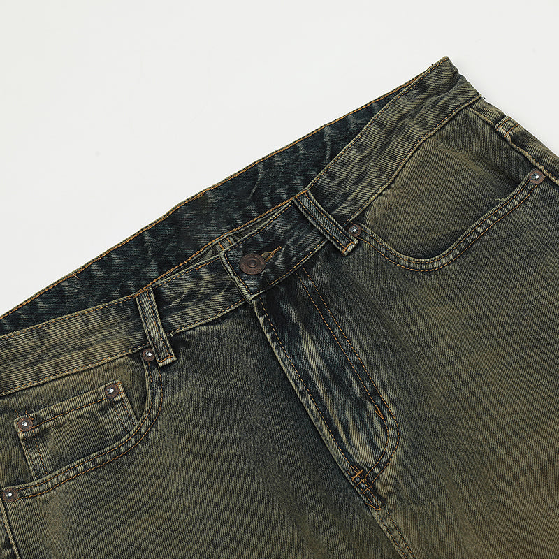 Auburn Straight-Leg Distressed Jeans PinkLimes Trending Streetwear