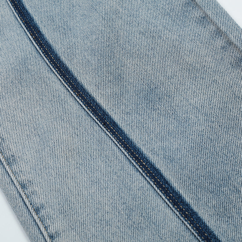 Striped Stitch Loose Streetwear Jeans PinkLimes Trending Streetwear