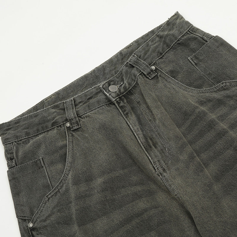 Distressed Wide Leg Jeans PinkLimes Trending Streetwear