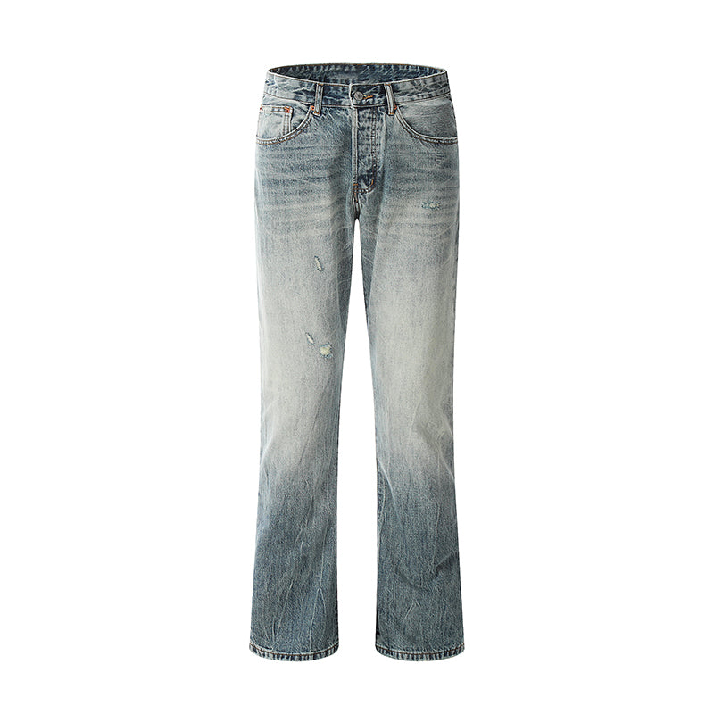 Ripped Pocket Blue Denim Jeans Blue PinkLimes Trending Streetwear