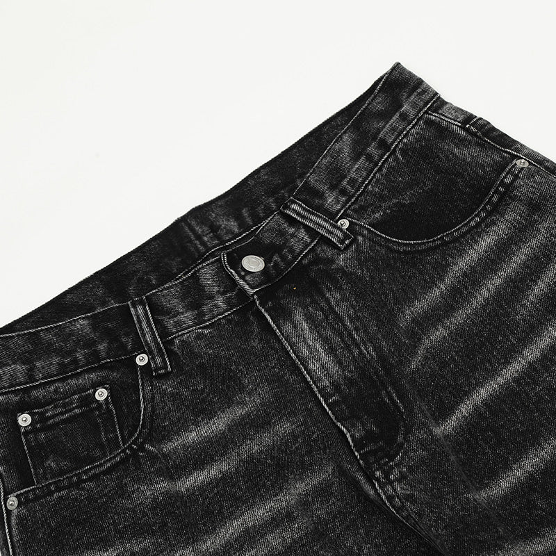 Baggy Black Distressed Jeans PinkLimes Trending Streetwear