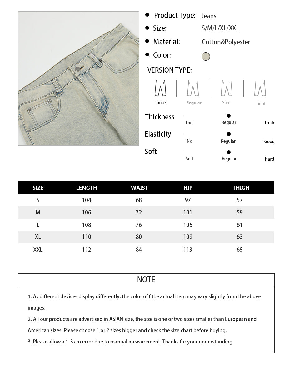 Light Washed Ripped Denim Jeans PinkLimes Trending Streetwear