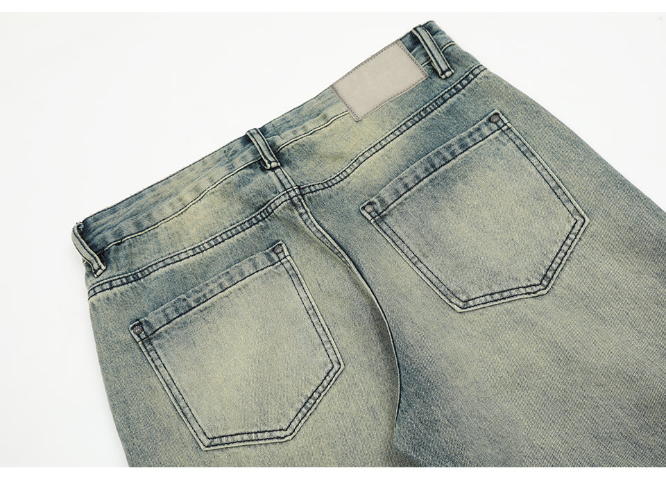 Spliced Pocket Flared Jeans PinkLimes Trending Streetwear