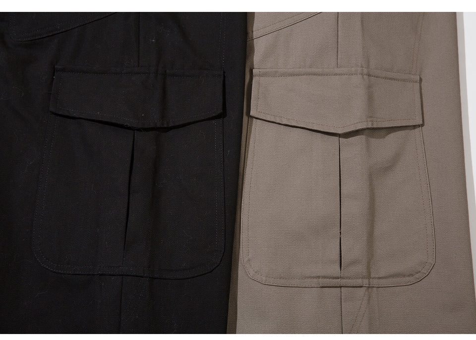 Solid Color High Waist Cargo Pants PinkLimes Trending Streetwear