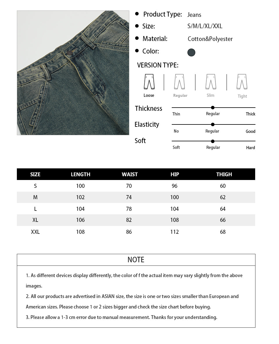 Denim Washed Spliced Jeans PinkLimes Trending Streetwear