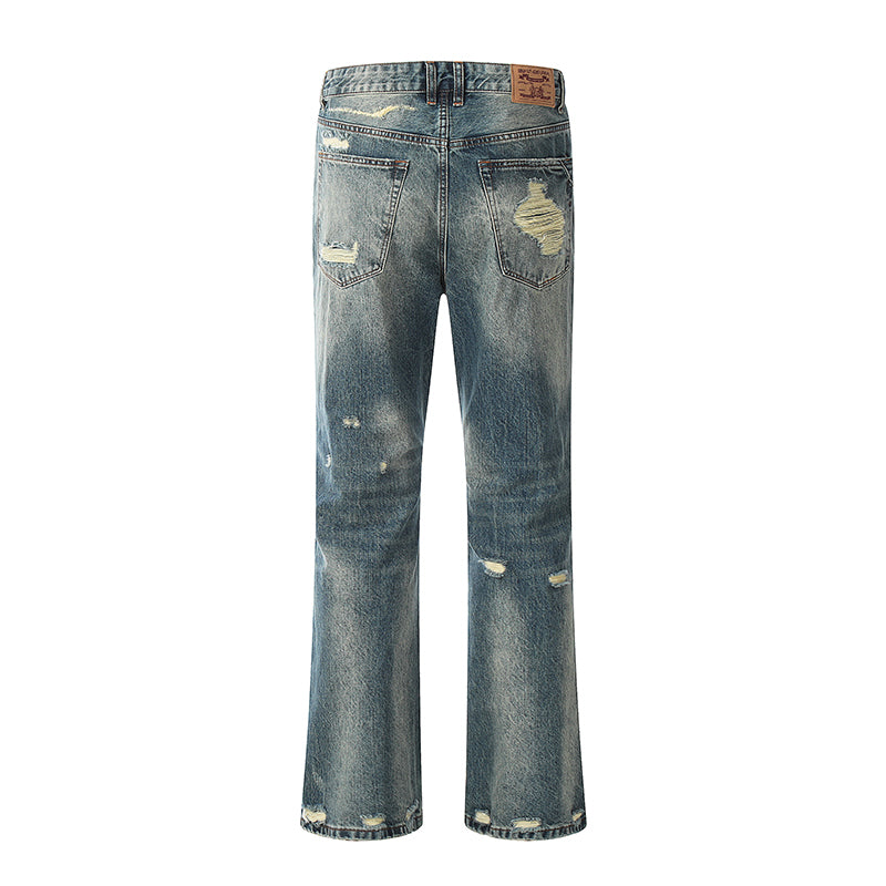Ripped Blue Streetwear Jeans PinkLimes Trending Streetwear