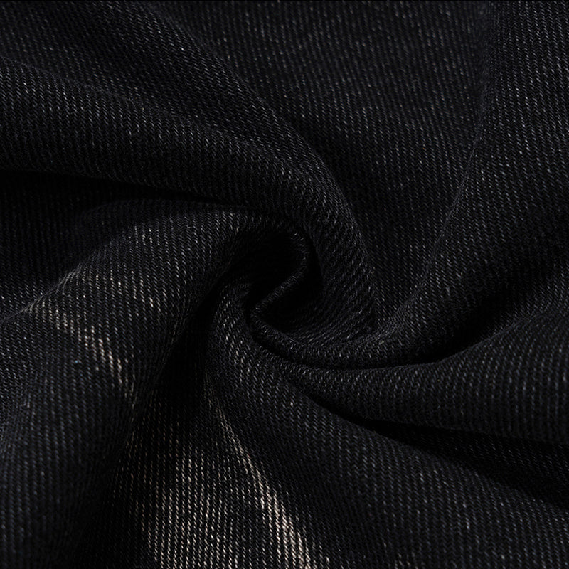 Laser‑Texture Loose Jeans PinkLimes Trending Streetwear
