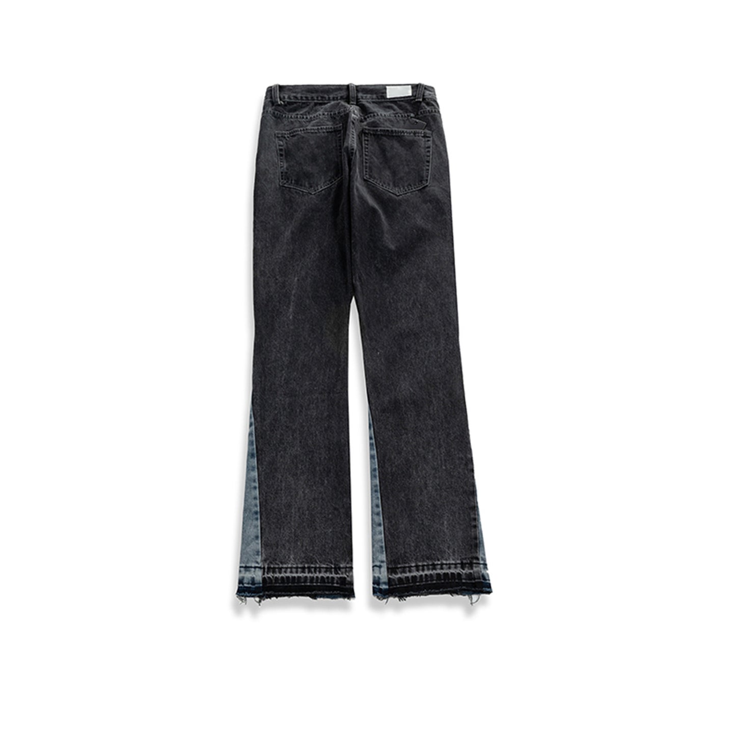 Contrast Stitch Wide-Leg Jeans PinkLimes Trending Streetwear