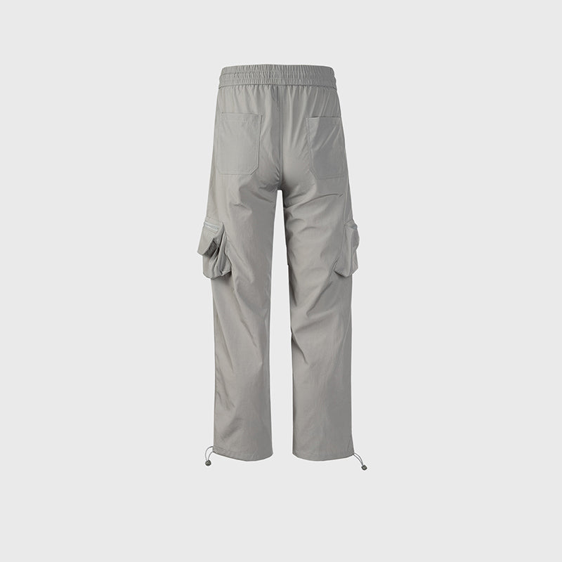 Functional Multi-Pocket Drawstring Cargo Pants PinkLimes Trending Streetwear