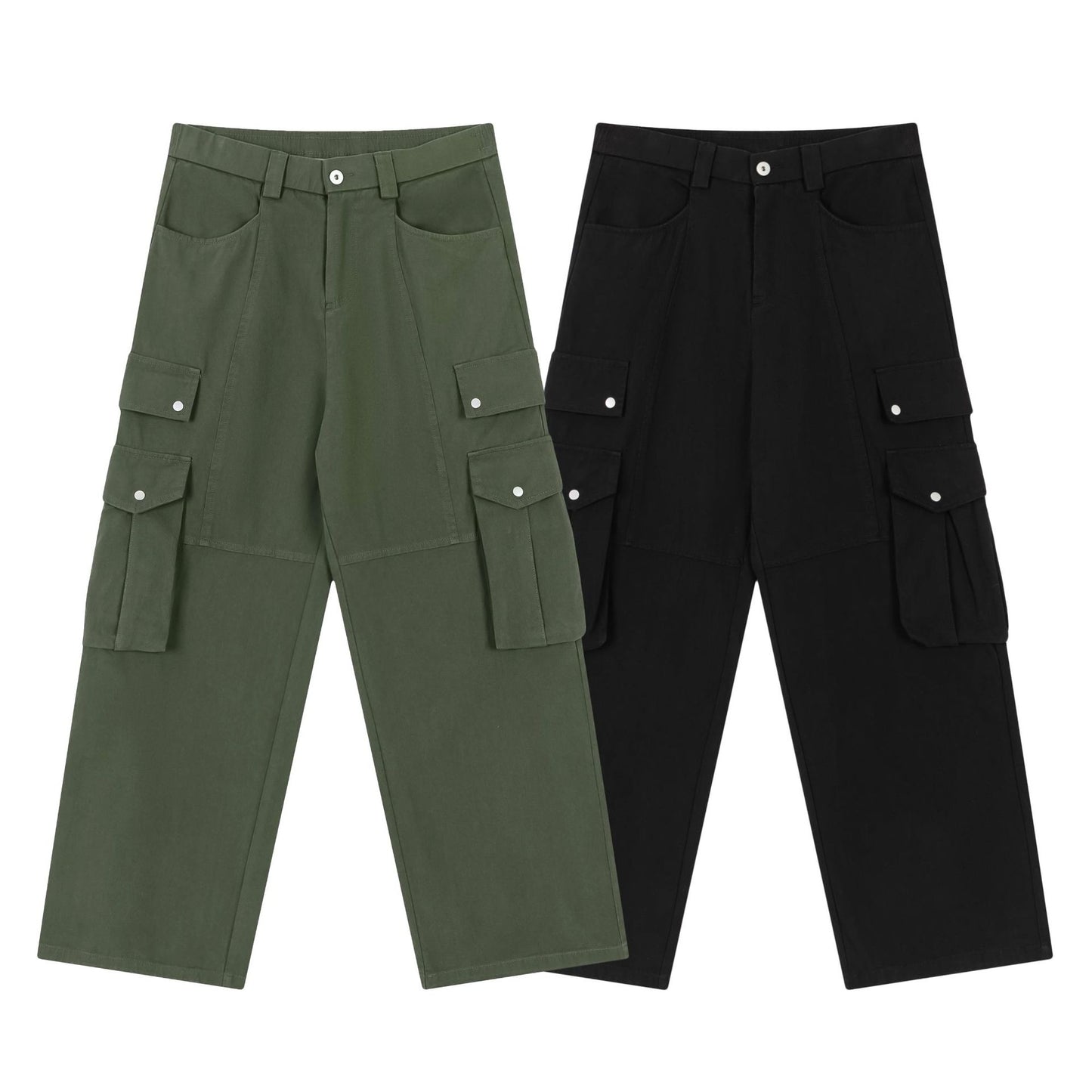 Straight Leg Cargo Pants Green PinkLimes Trending Streetwear