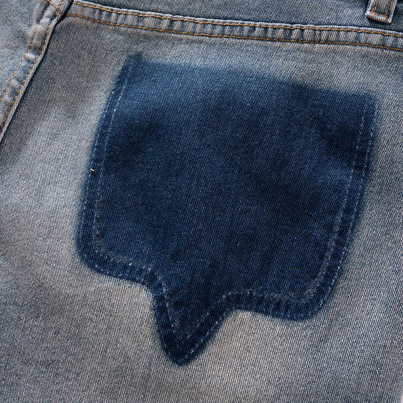 Contrast Pocket Vintage Jeans PinkLimes Trending Streetwear