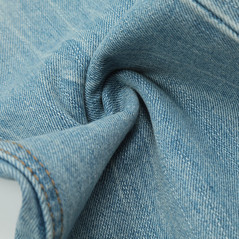 Cargo Blue Denim Streetwear Jeans PinkLimes Trending Streetwear