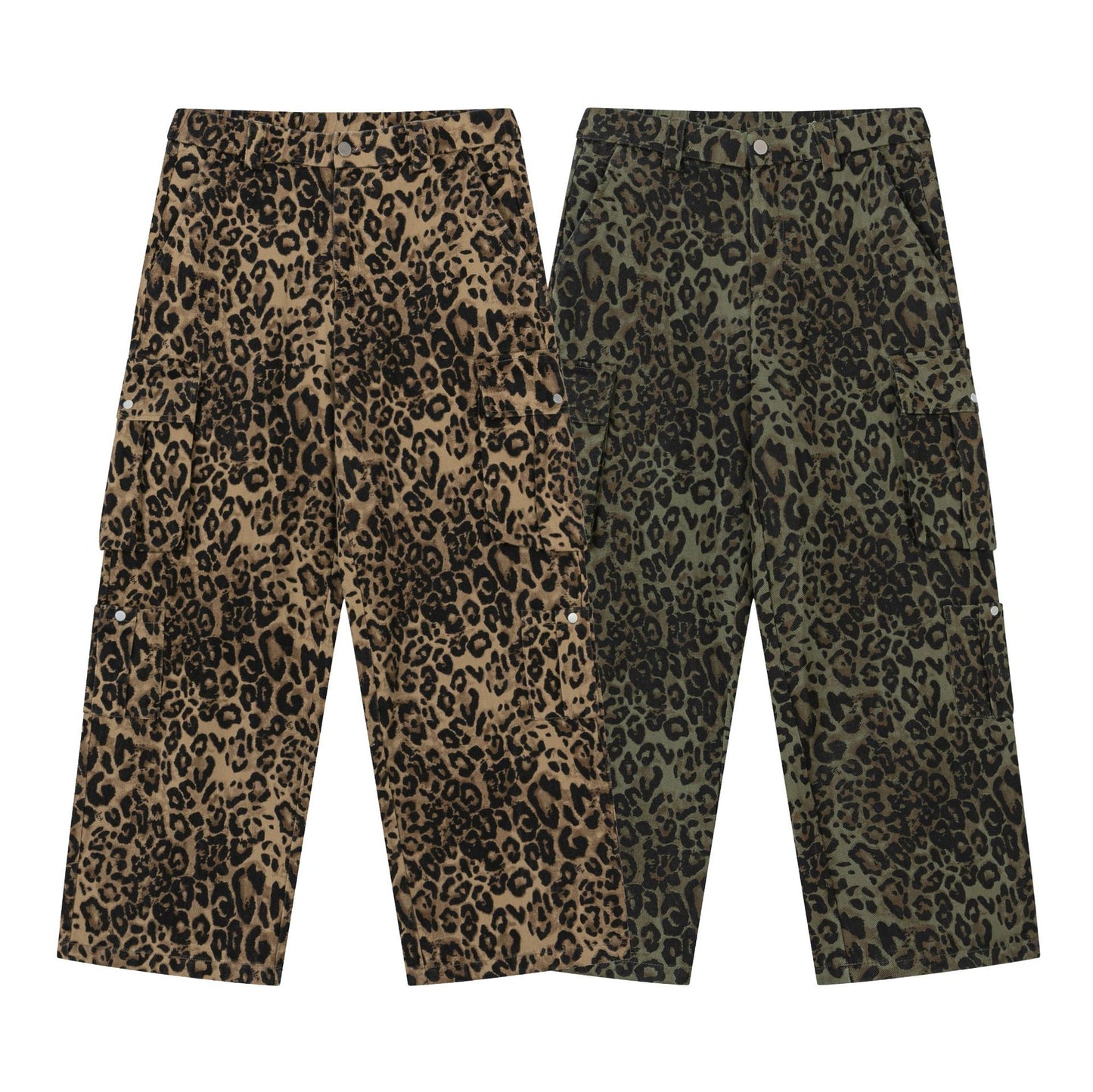 Leopard Print Cargo Pants PinkLimes Trending Streetwear