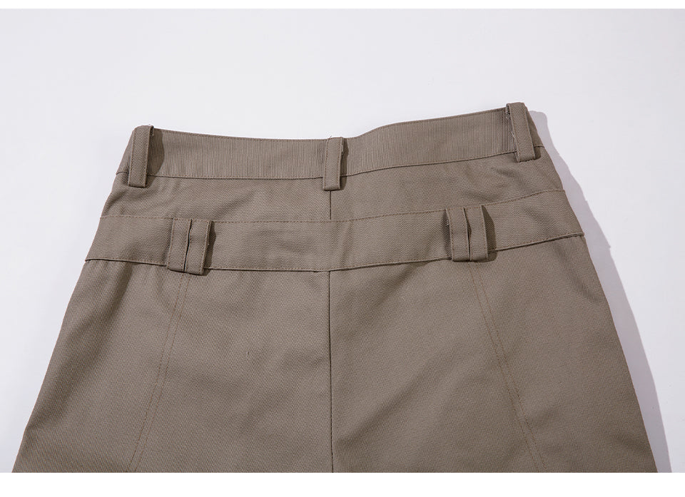 Solid Color High Waist Cargo Pants PinkLimes Trending Streetwear