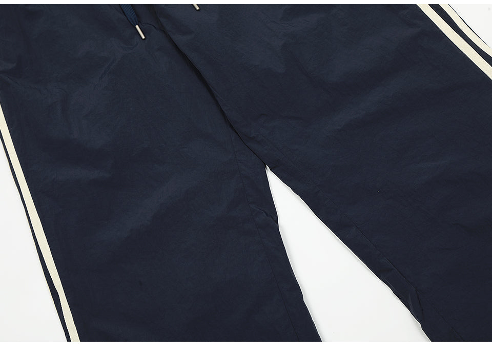 Contrast Side Stripe Track Cargo Pants PinkLimes Trending Streetwear
