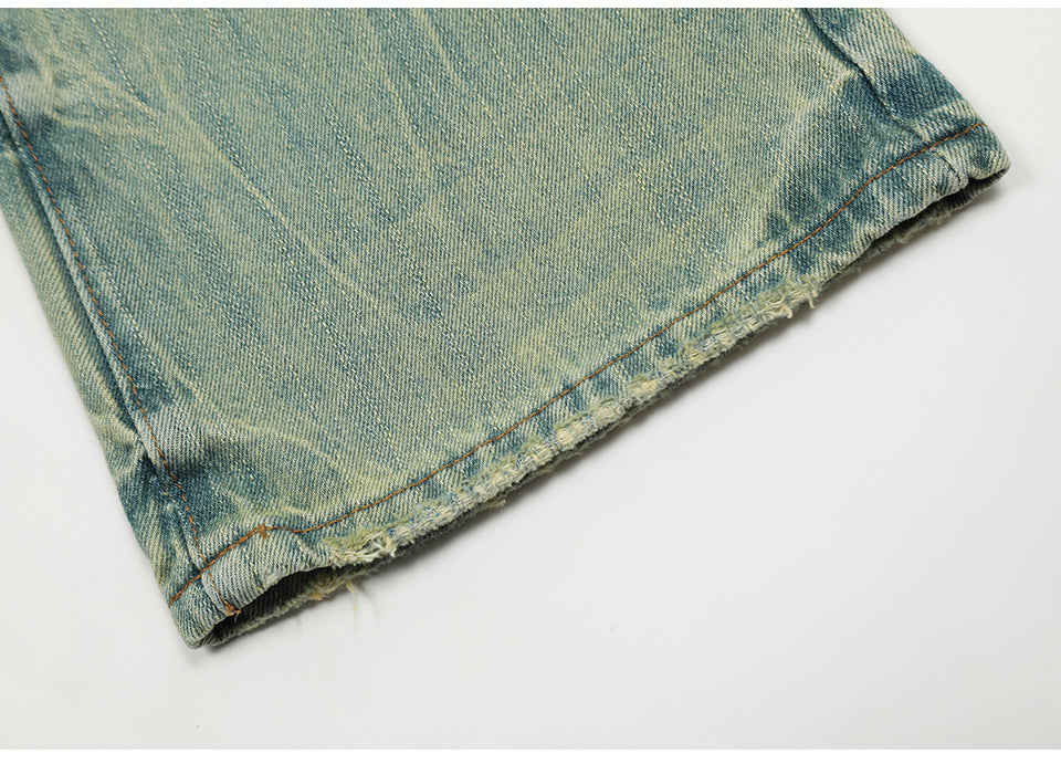 Ripped Denim Jeans PinkLimes Trending Streetwear