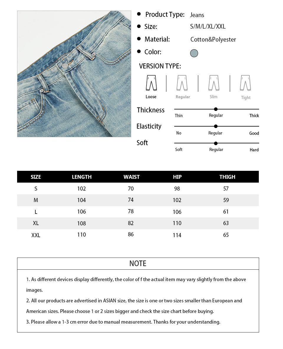 Straight-Leg Ripped Streetwear Jeans PinkLimes Trending Streetwear