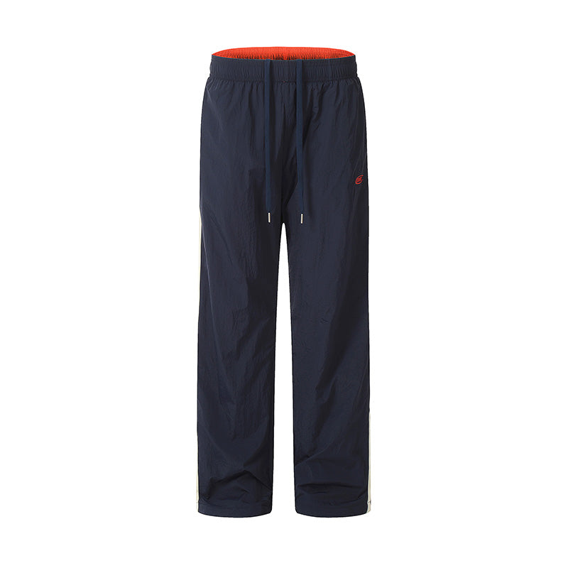 Contrast Side Stripe Track Cargo Pants Navy Blue PinkLimes Trending Streetwear