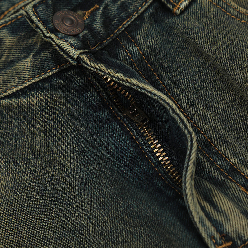 Auburn Straight-Leg Distressed Jeans PinkLimes Trending Streetwear