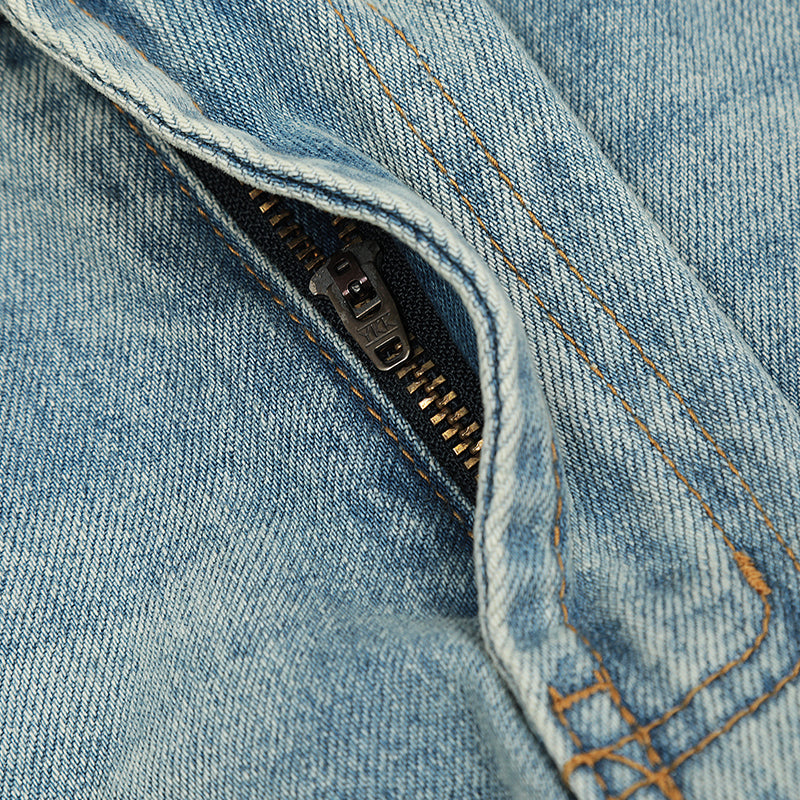 Straight-Leg Ripped Streetwear Jeans PinkLimes Trending Streetwear