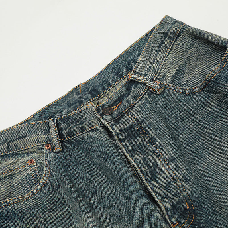 Wide Distressed Washed Jeans PinkLimes Trending Streetwear