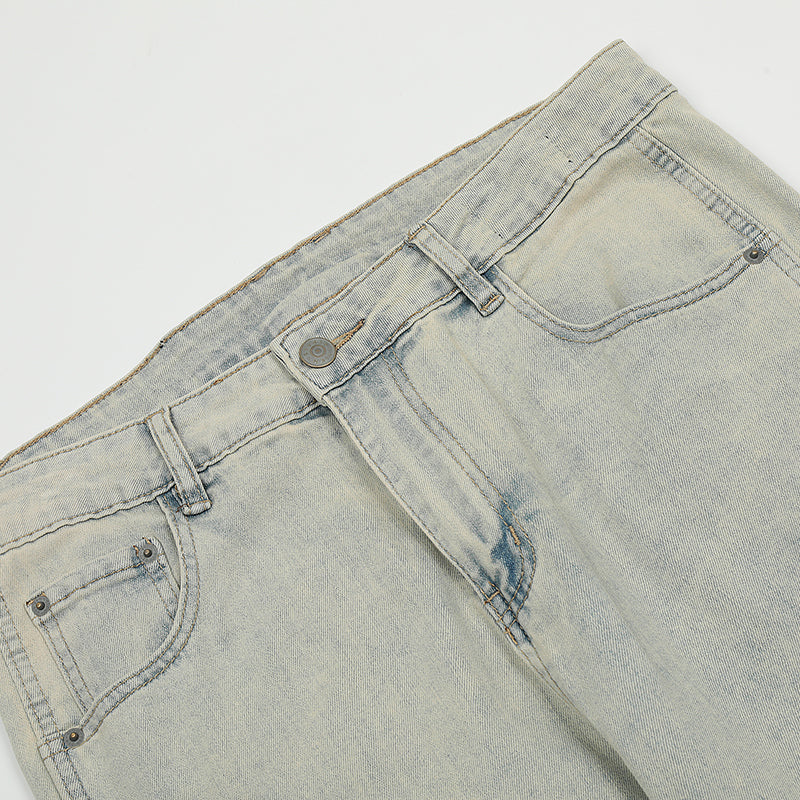 Flared Zip Denim Jeans PinkLimes Trending Streetwear