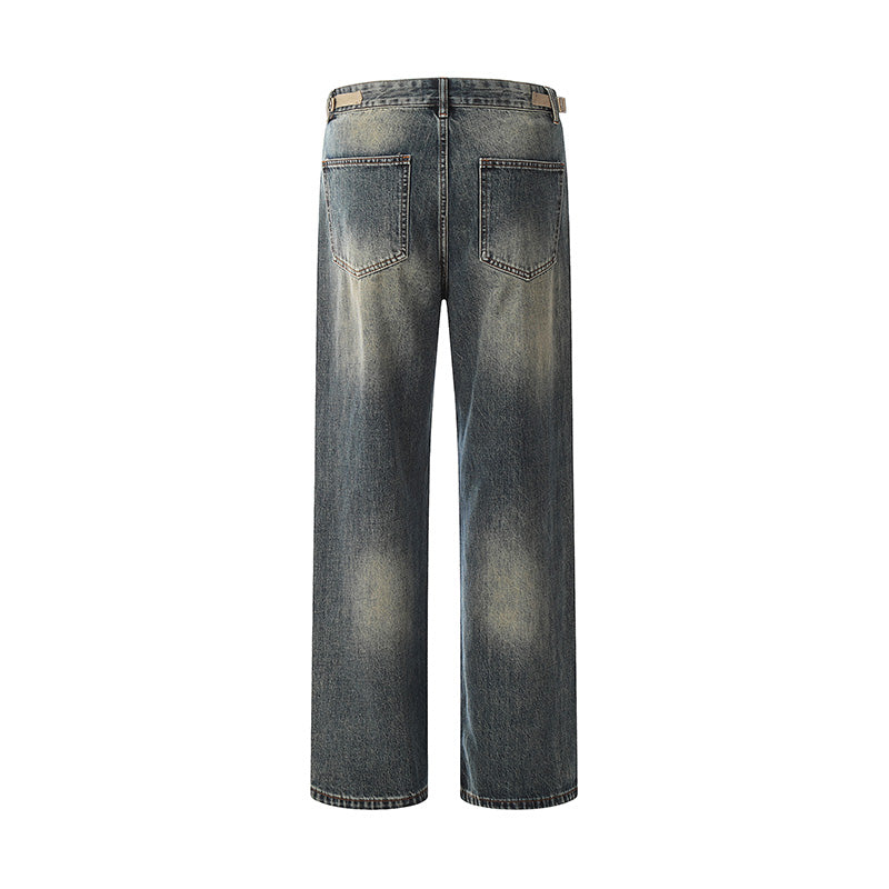 Baggy Distressed Denim Jeans PinkLimes Trending Streetwear
