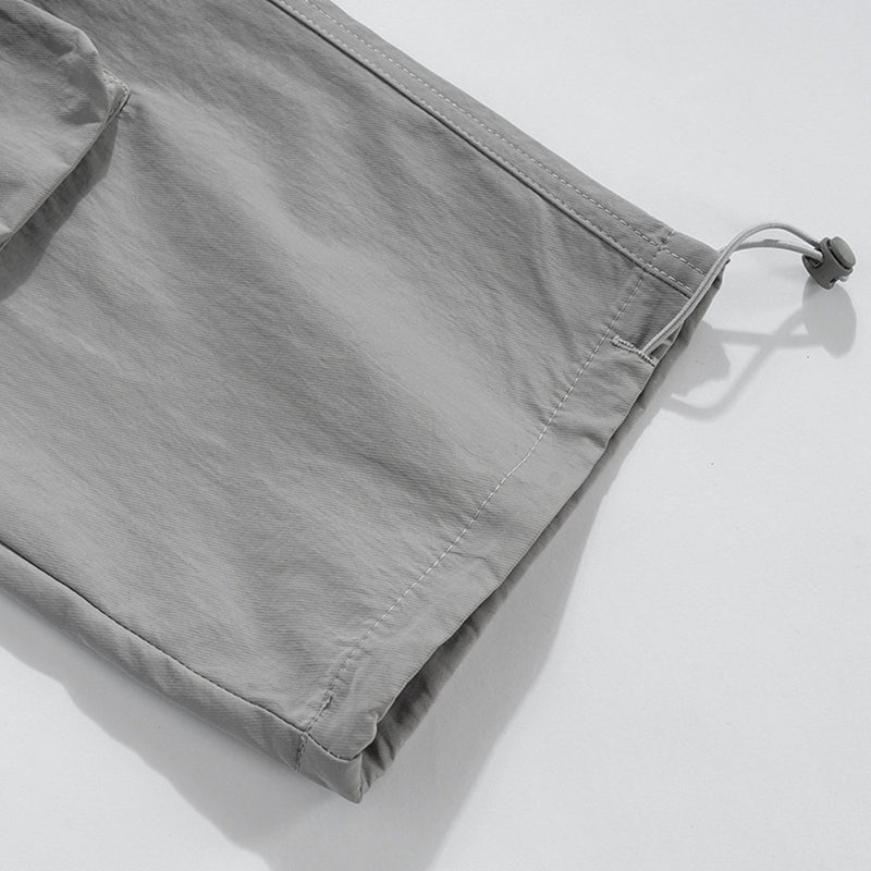 Functional Multi-Pocket Drawstring Cargo Pants PinkLimes Trending Streetwear
