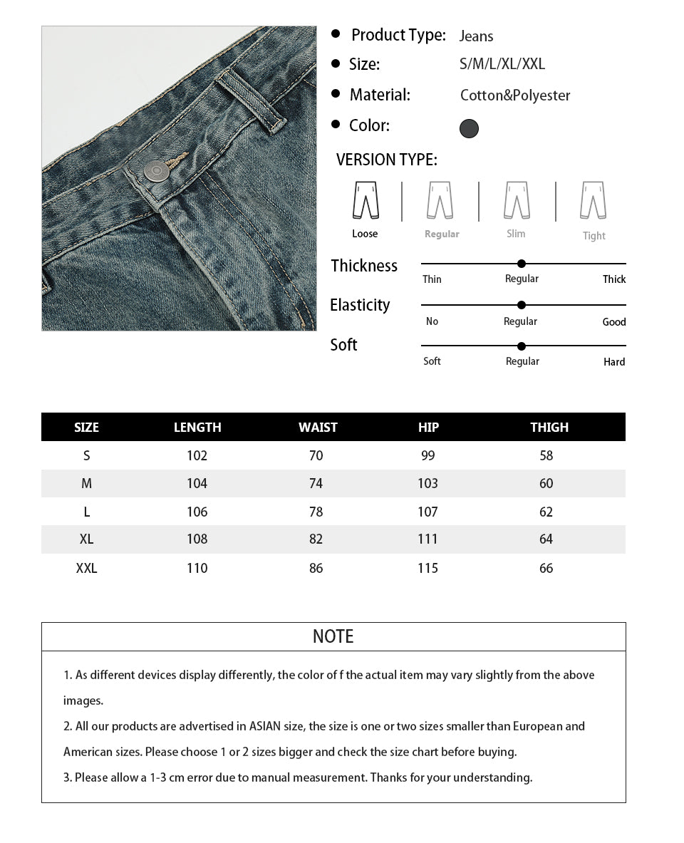 Spliced Pocket Denim Jeans PinkLimes Trending Streetwear